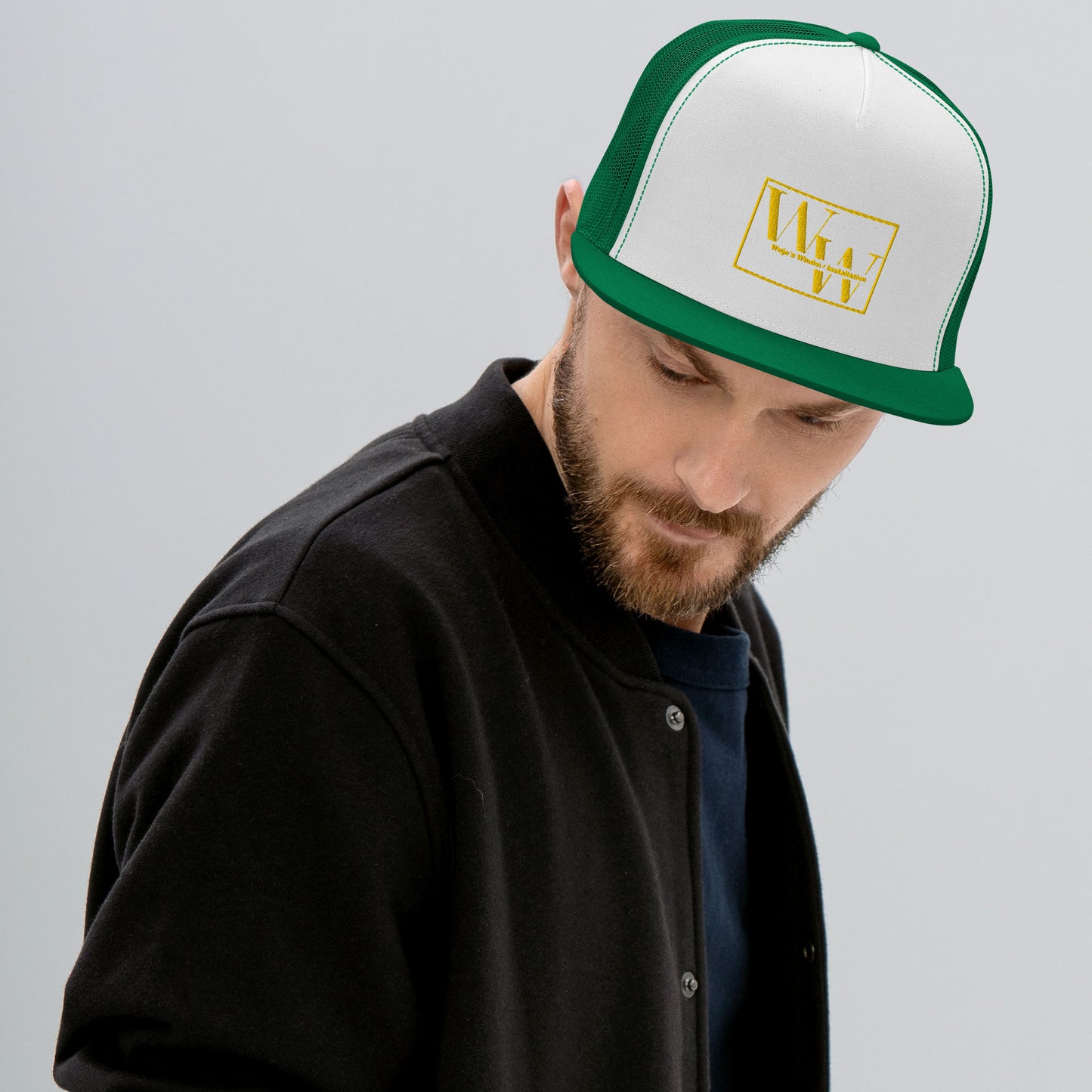 Casquette de camionneur à dos en maille WOJO