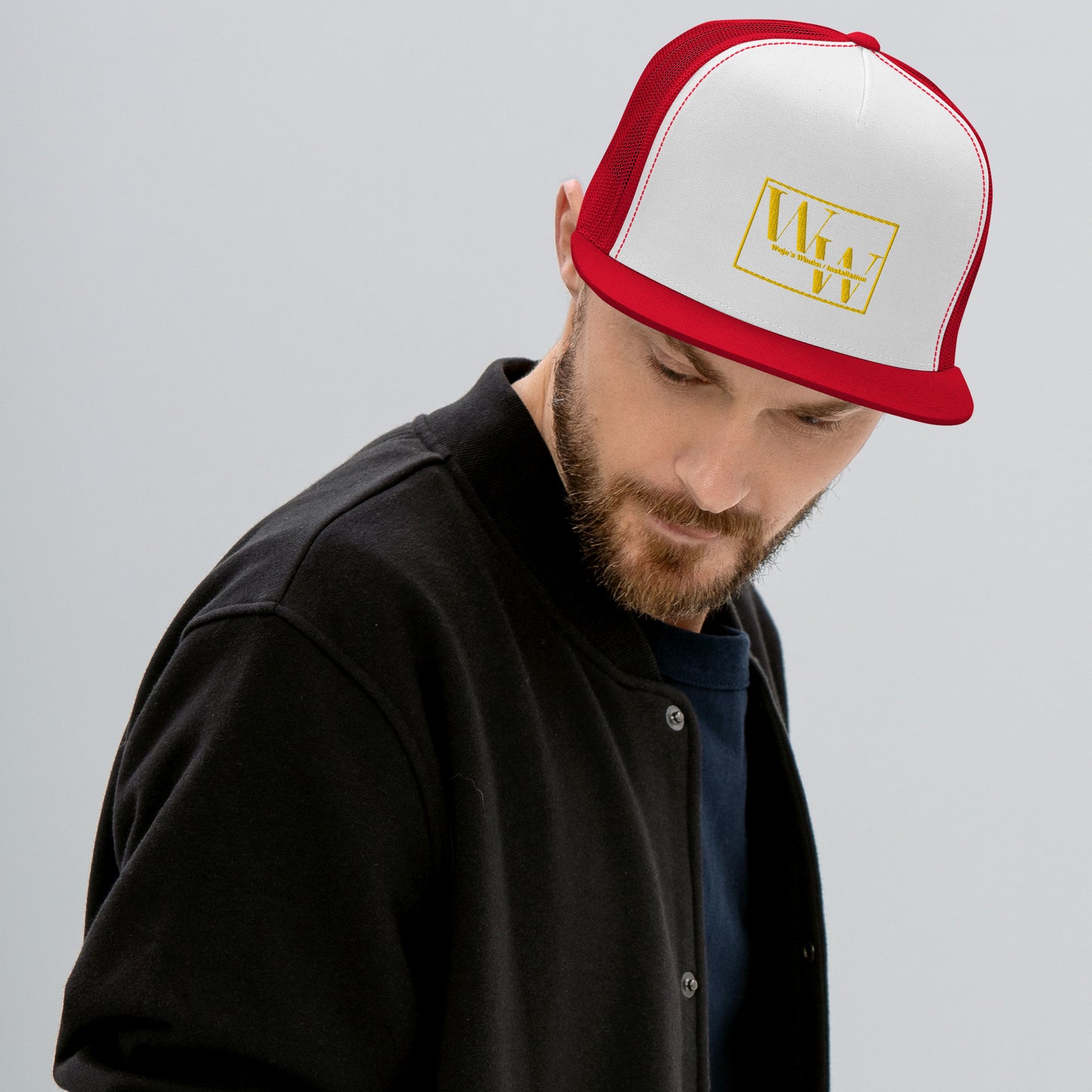Casquette de camionneur à dos en maille WOJO