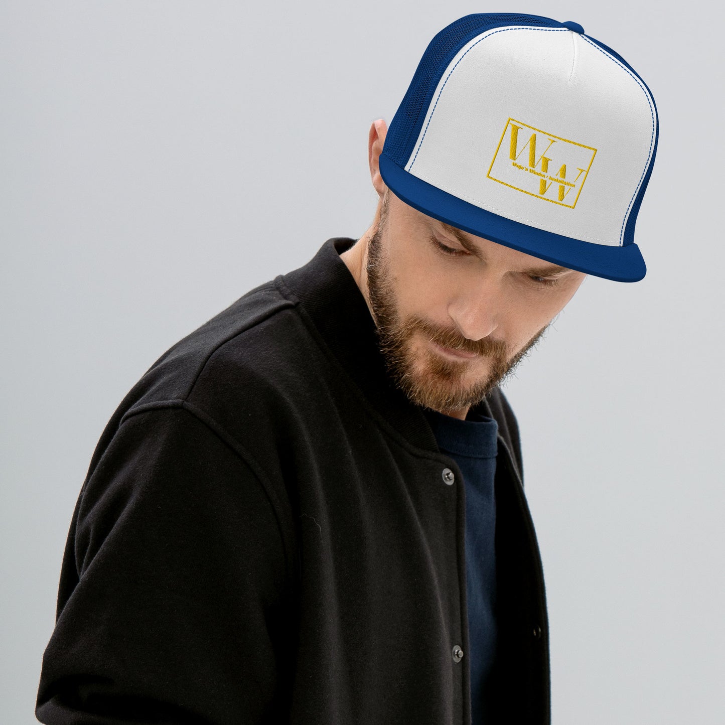Casquette de camionneur à dos en maille WOJO