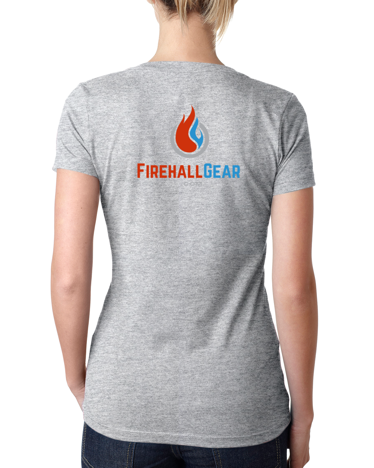 Customizable Next Level Ladies' CVC Deep V