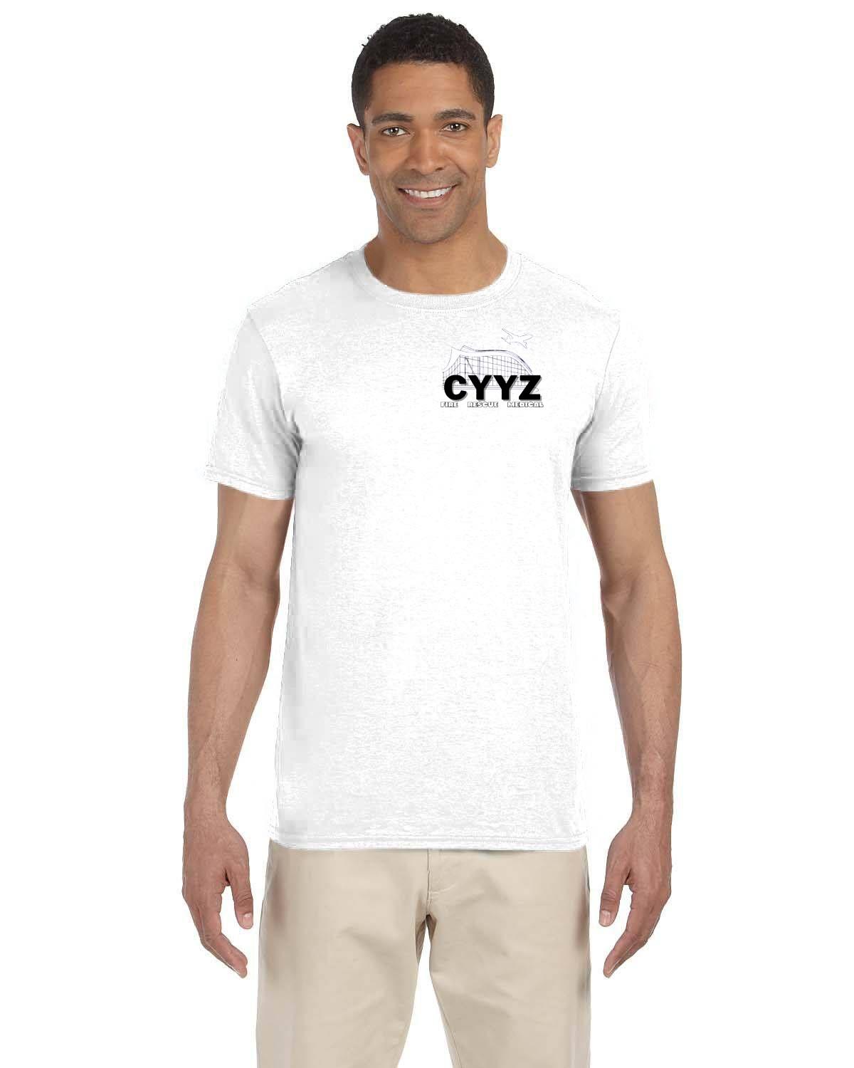 CYYZ Pearson International Fire Rescue Gildan Adult Softstyle T-Shirt