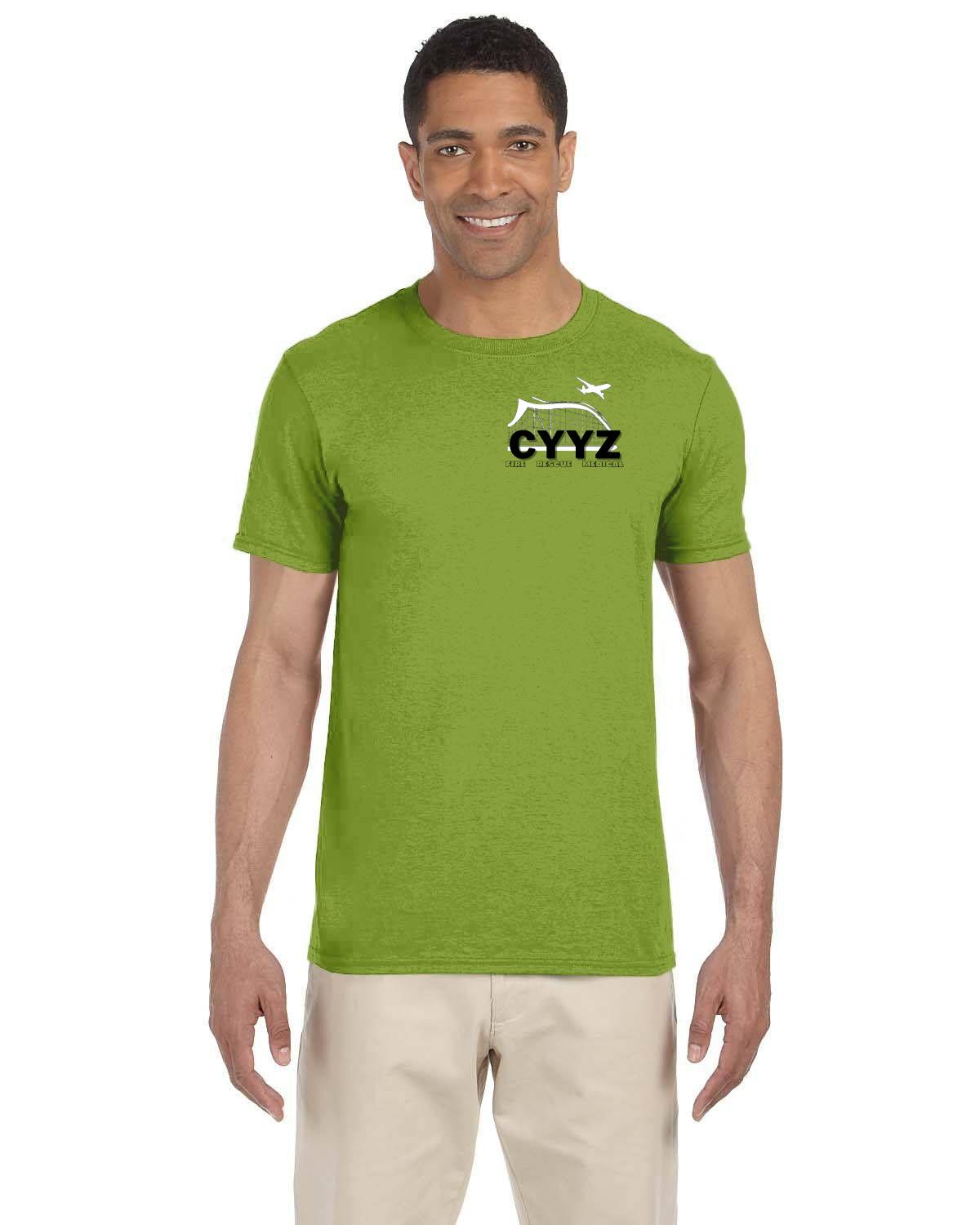 CYYZ Pearson International Fire Rescue Gildan Adult Softstyle T-Shirt