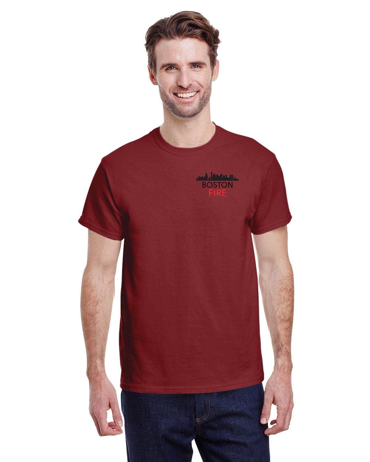 Boston Skyline Gildan Adult Ultra Cotton T-Shirt
