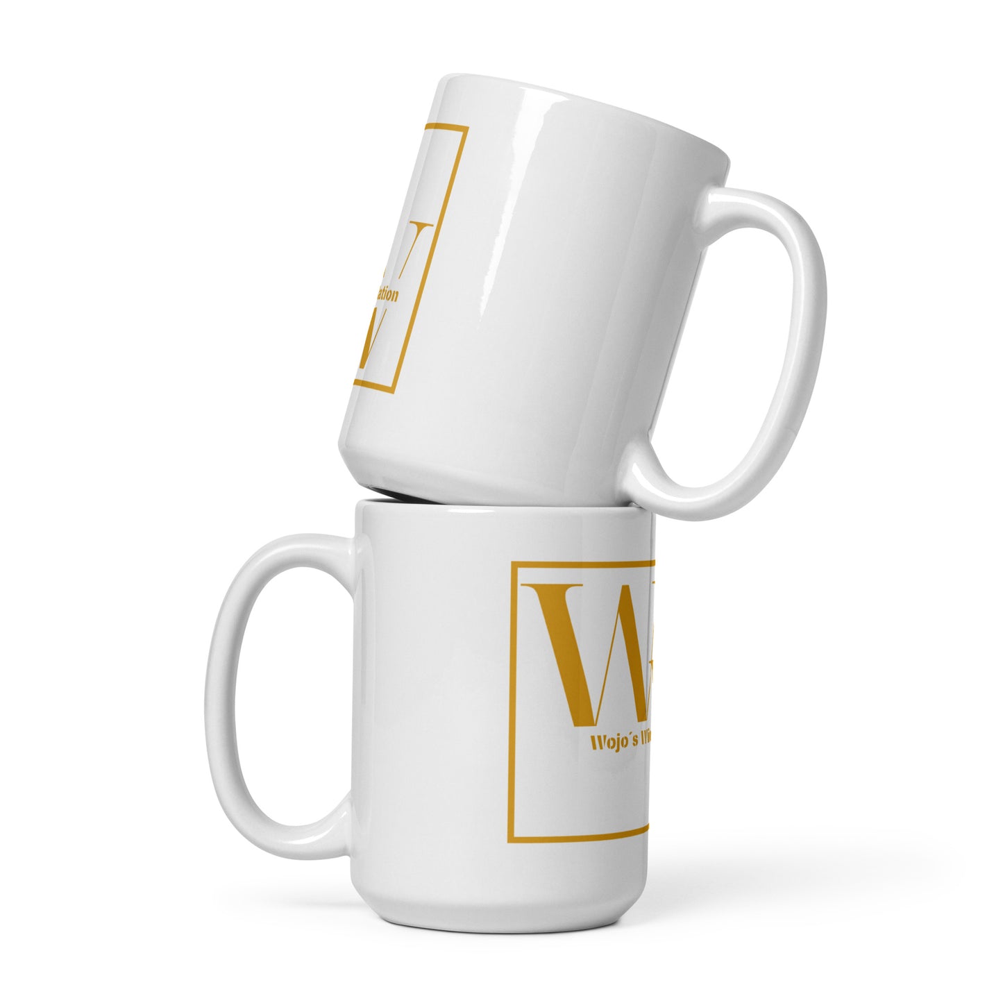 WOJO Mug blanc brillant