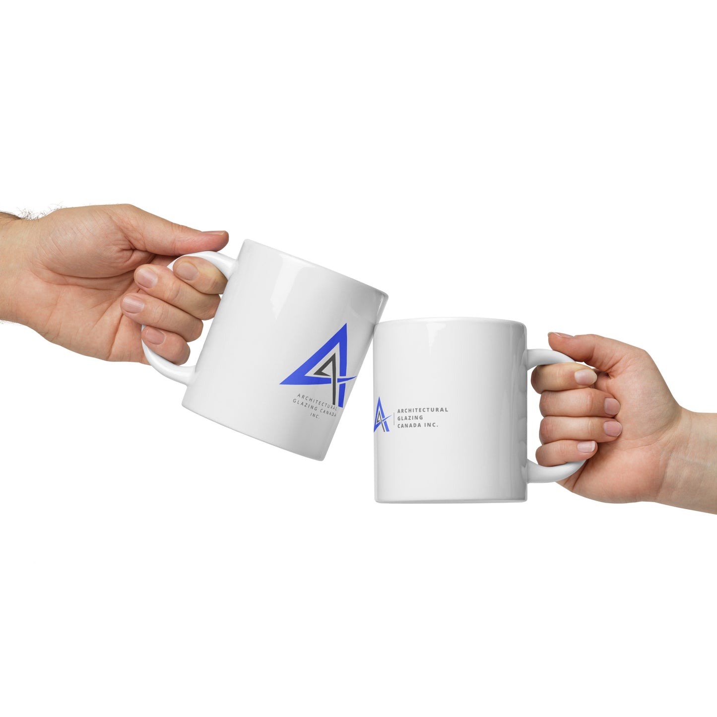 Tasse blanche brillante AGC
