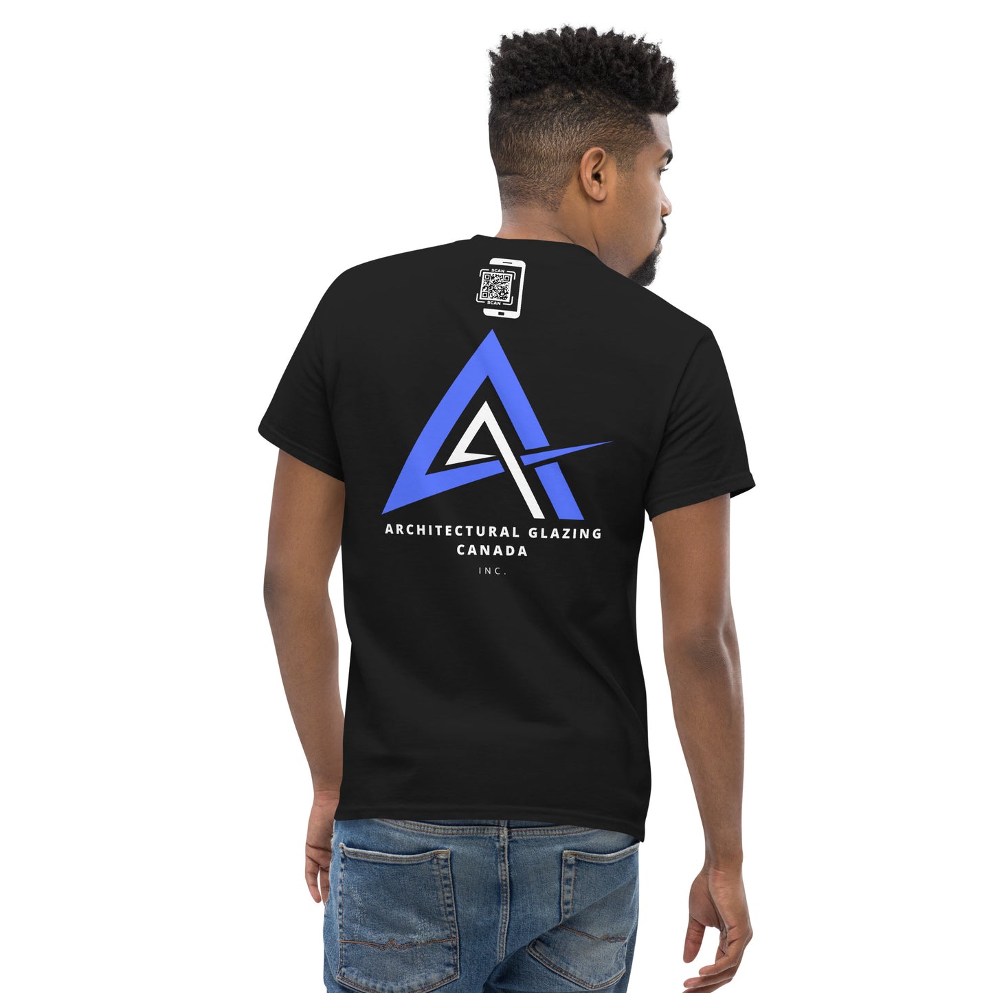 AGC QR CODE T-shirt classique pour hommes