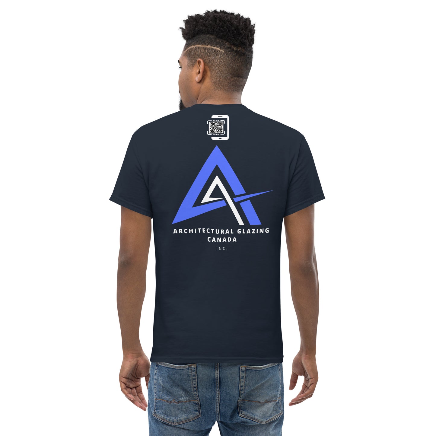 AGC QR CODE T-shirt classique pour hommes