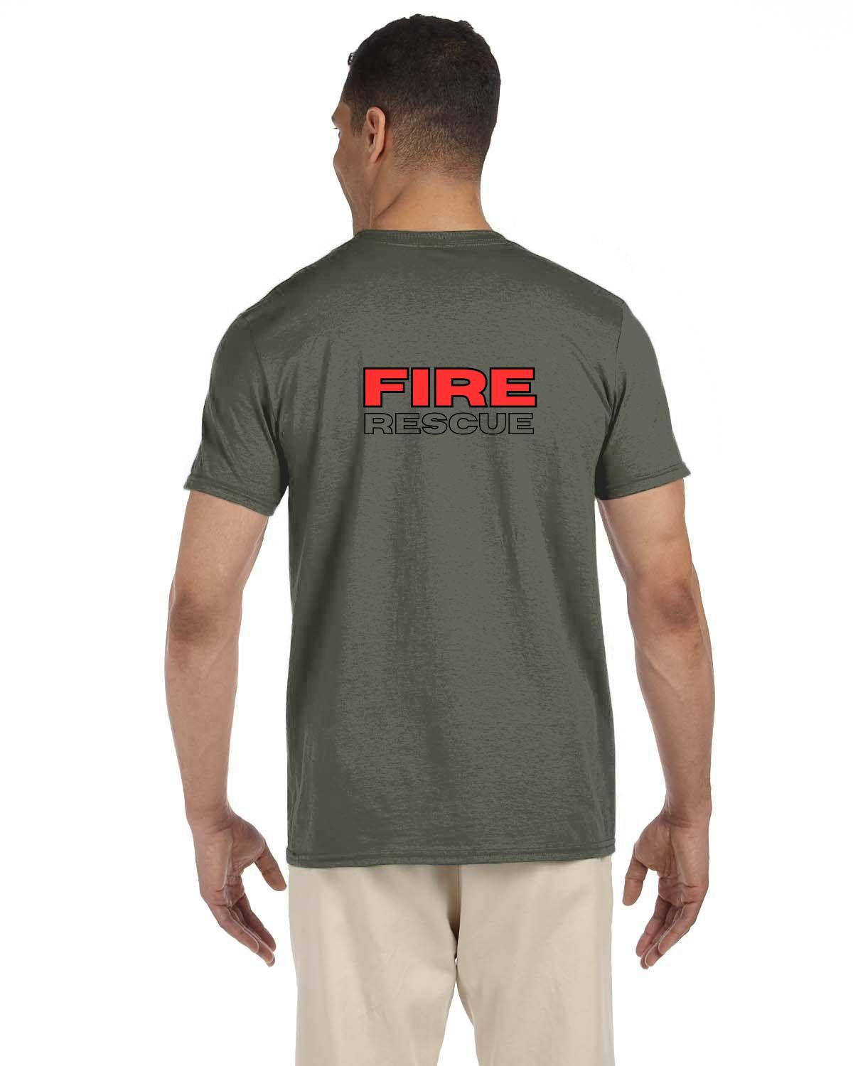 CYYZ Pearson International Fire Rescue Gildan Adult Softstyle T-Shirt