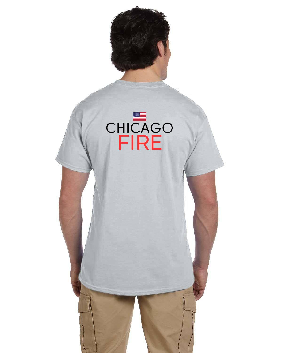 Chicago Skyline Fruit of the Loom HD Cotton T-Shirt