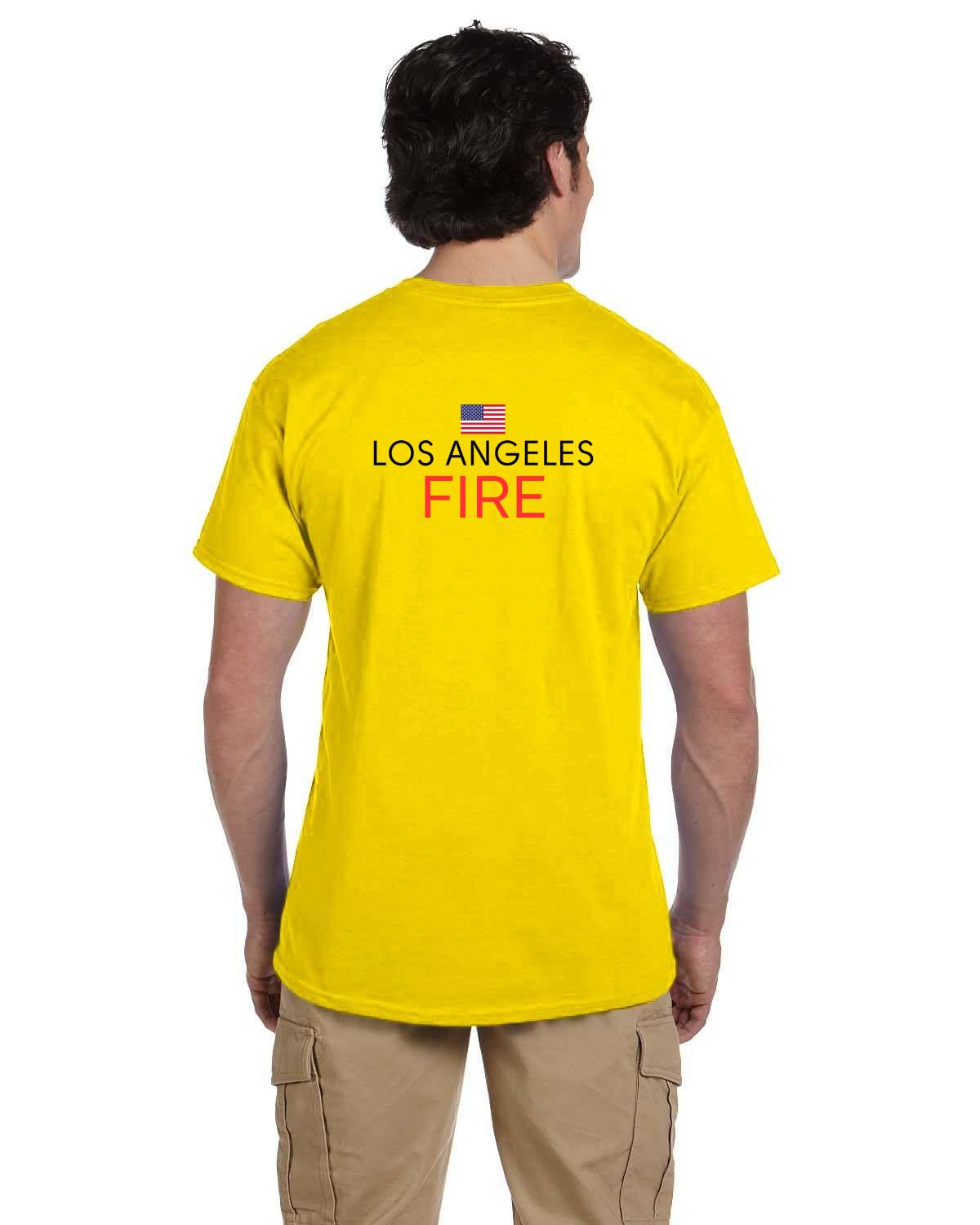 LA Skyline Fruit of the Loom Adult HD Cotton T-Shirt