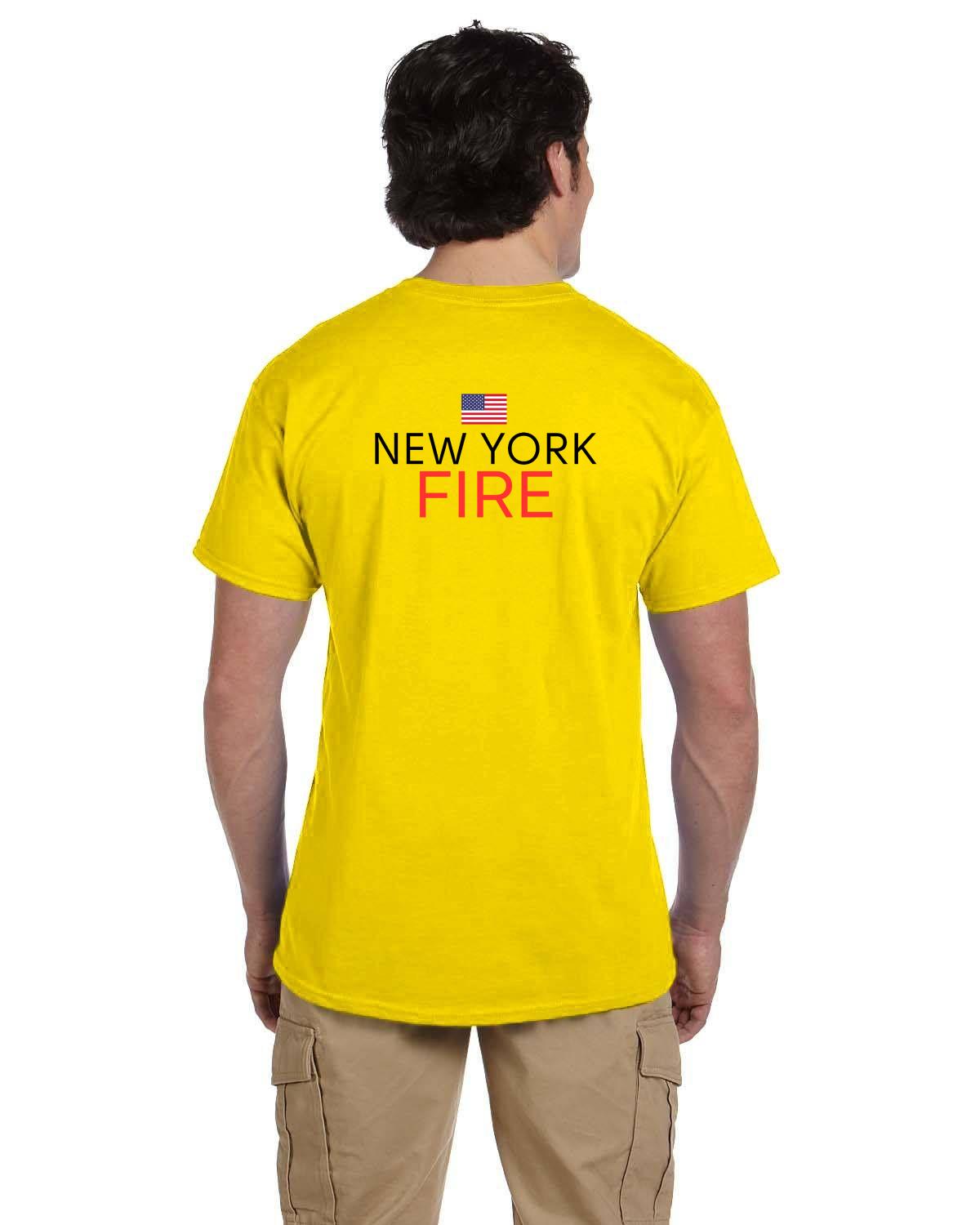 NYC Skyline Fruit of the Loom HD Cotton T-Shirt