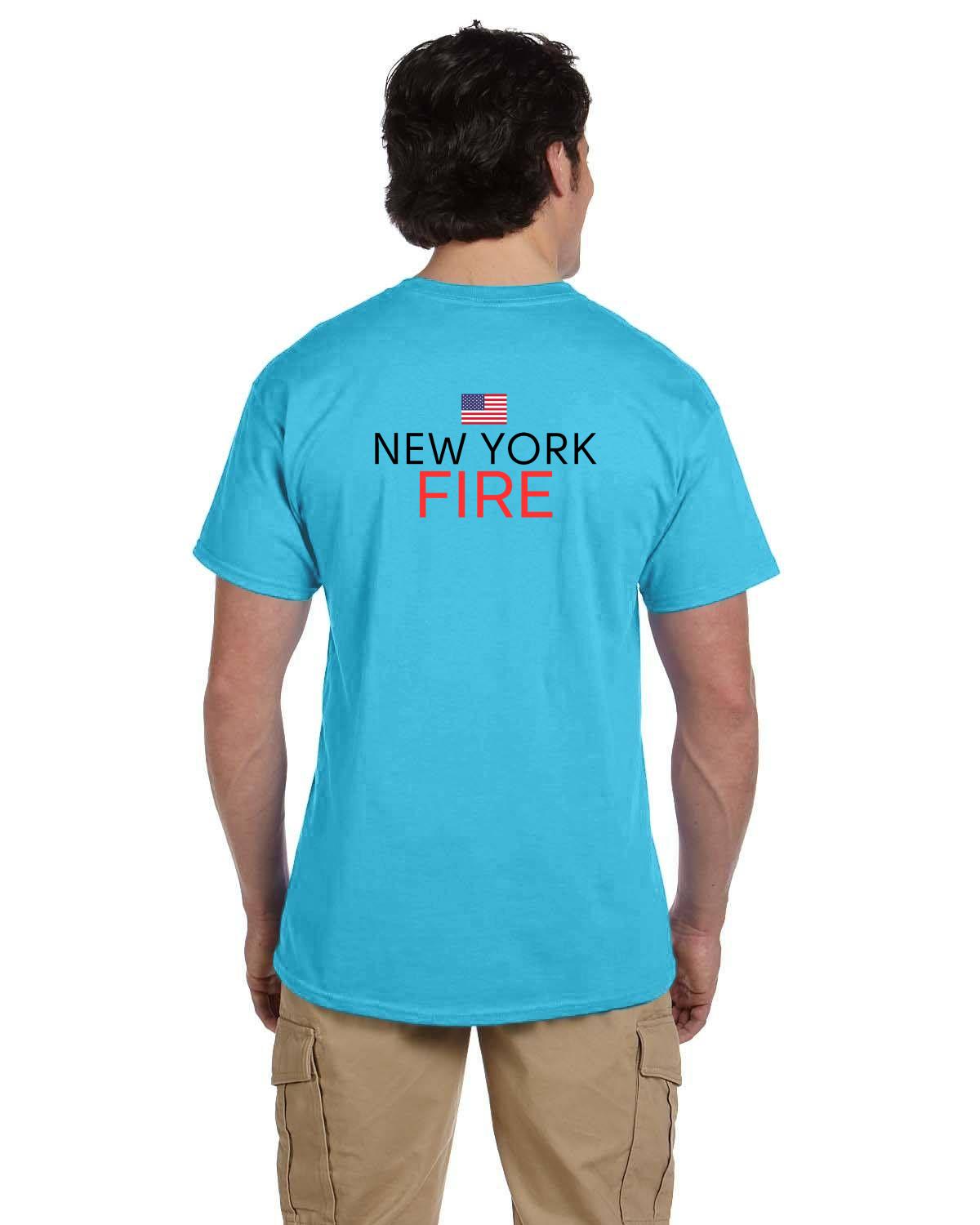 NYC Skyline Fruit of the Loom HD Cotton T-Shirt