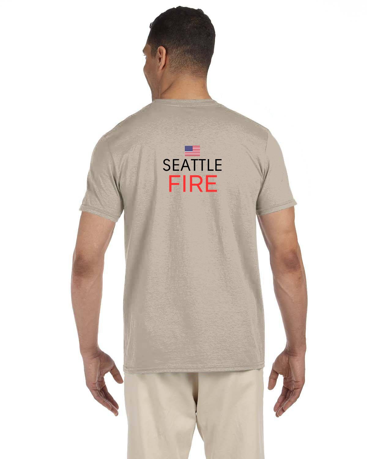 Seattle Skyline Gildan Adult Softstyle T-Shirt