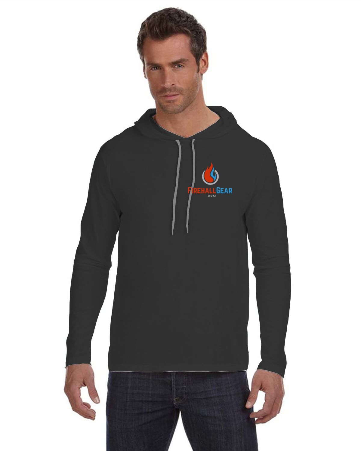 Customizable Gildan Lightweight Hooded Long Sleeve