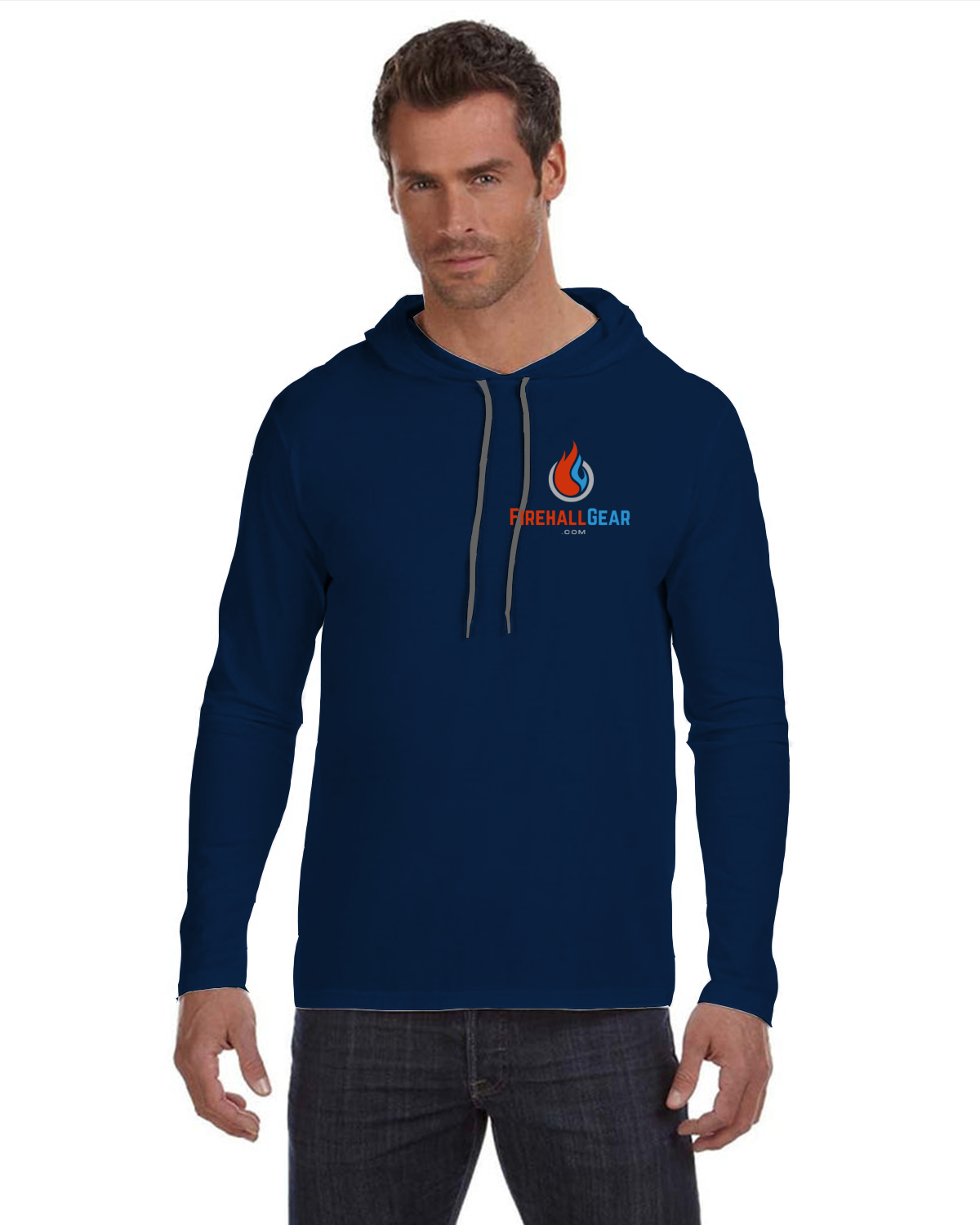 Customizable Gildan Lightweight Hooded Long Sleeve