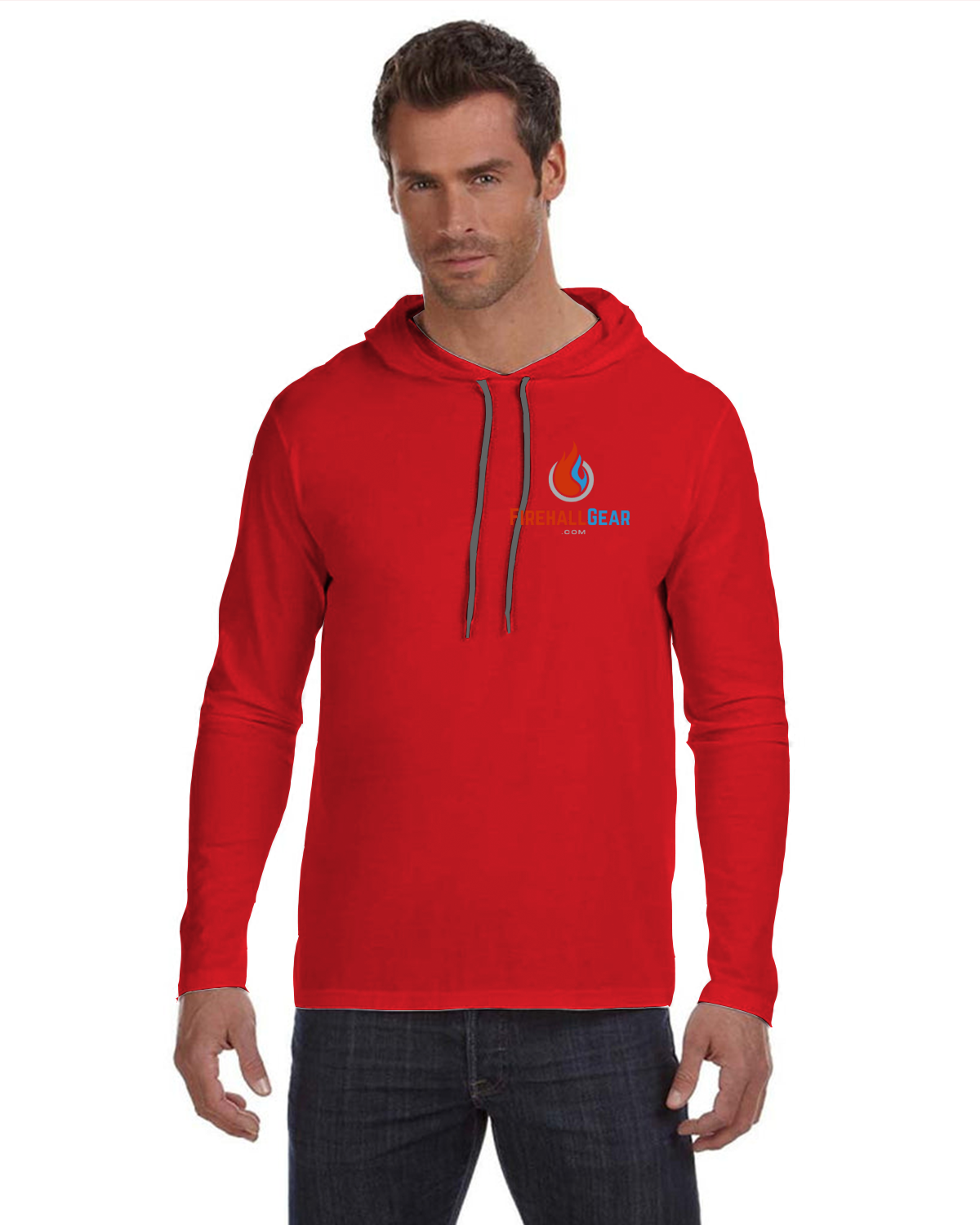 Customizable Gildan Lightweight Hooded Long Sleeve