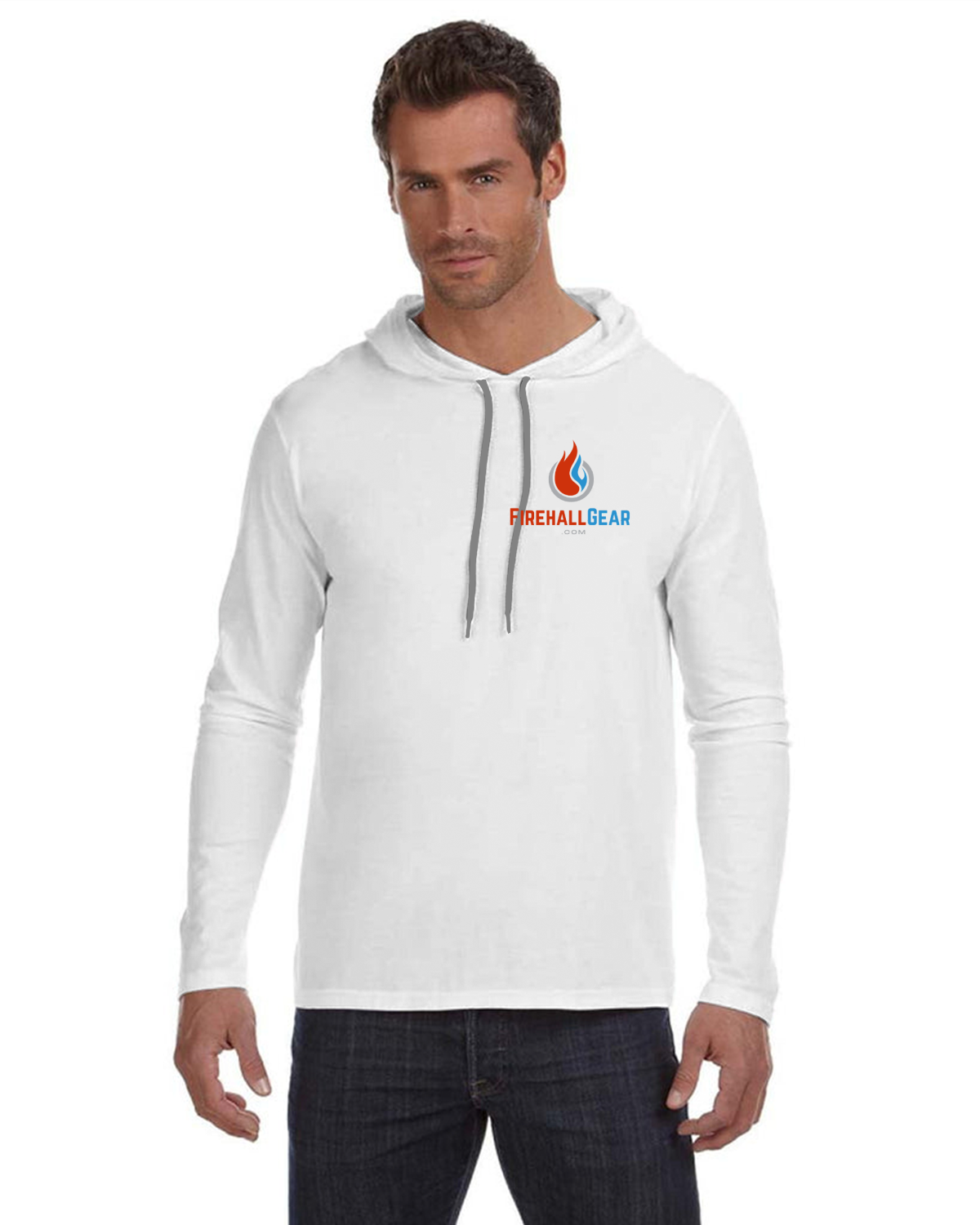 Customizable Gildan Lightweight Hooded Long Sleeve