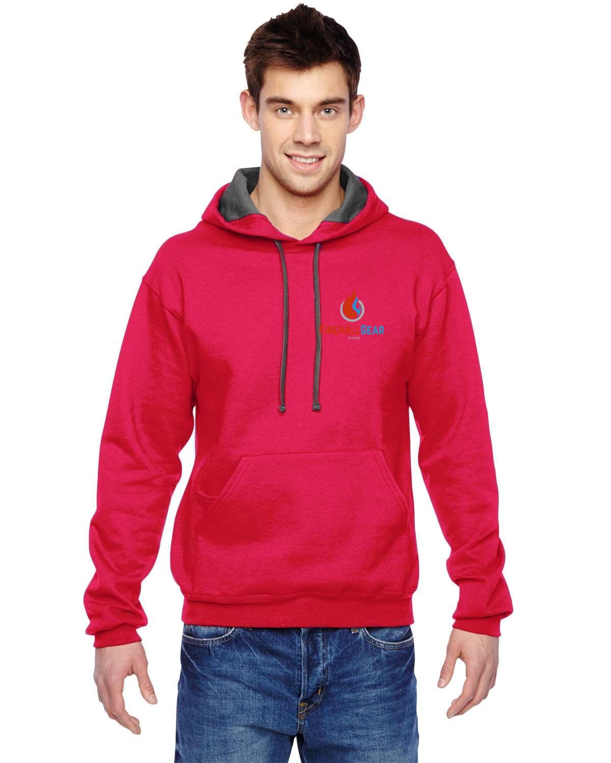 Customizable Fruit of the Loom SofSpun Hooded Sweatshirt