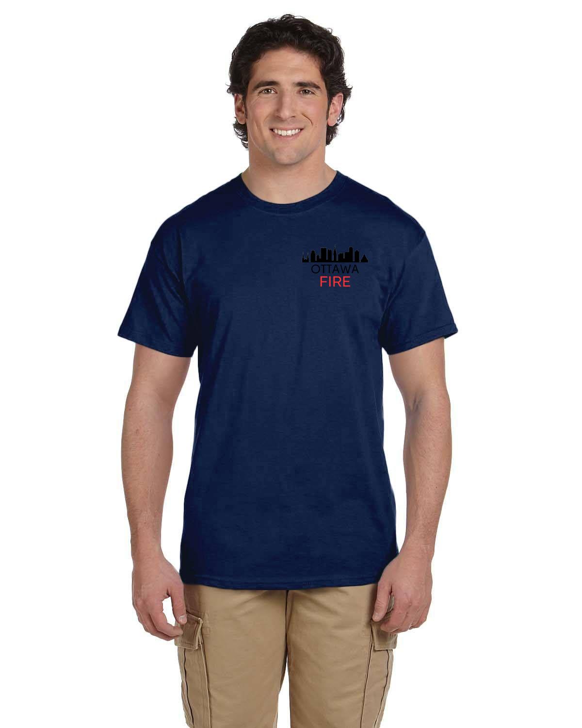 Ottawa Skyline Fruit of the Loom HD Cotton T-Shirt