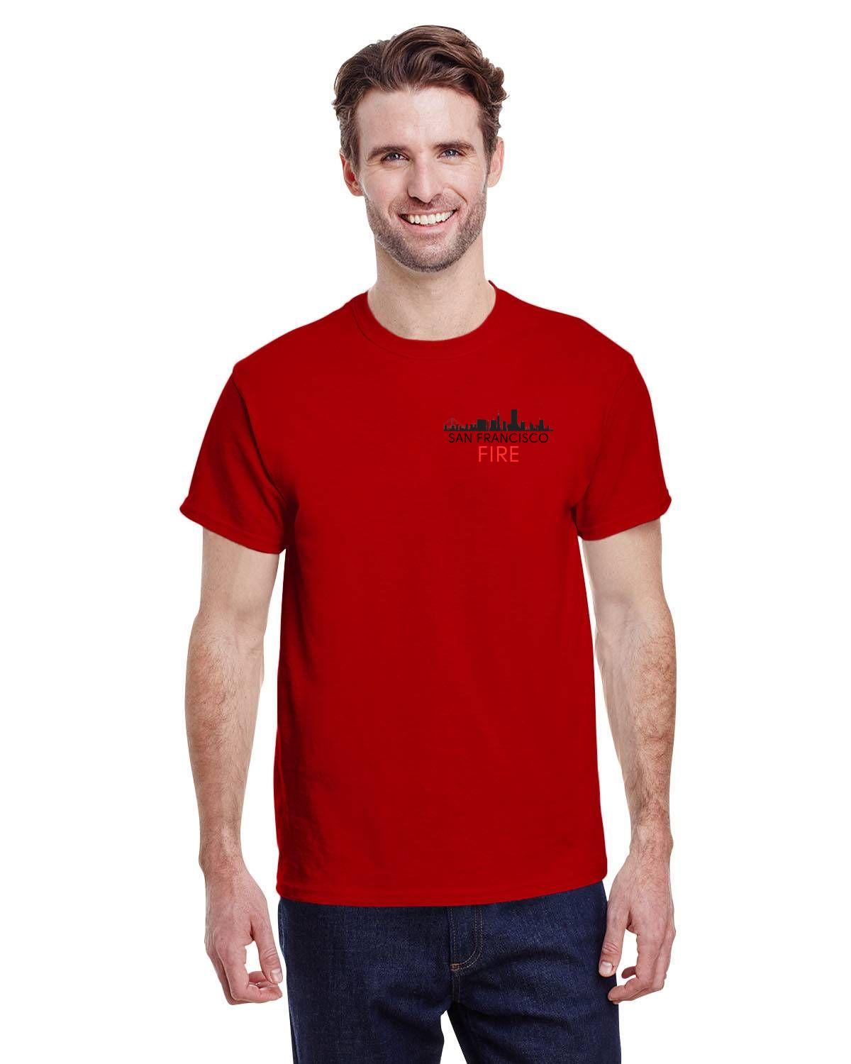 San Fran Skyline Gildan Adult Ultra Cotton T-Shirt