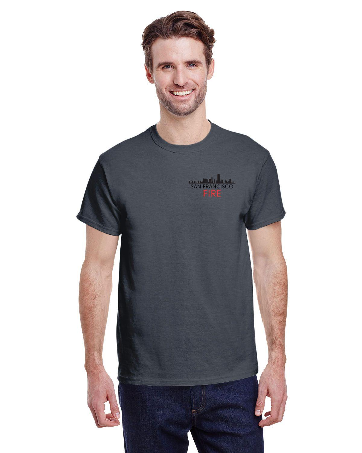 San Fran Skyline Gildan Adult Ultra Cotton T-Shirt