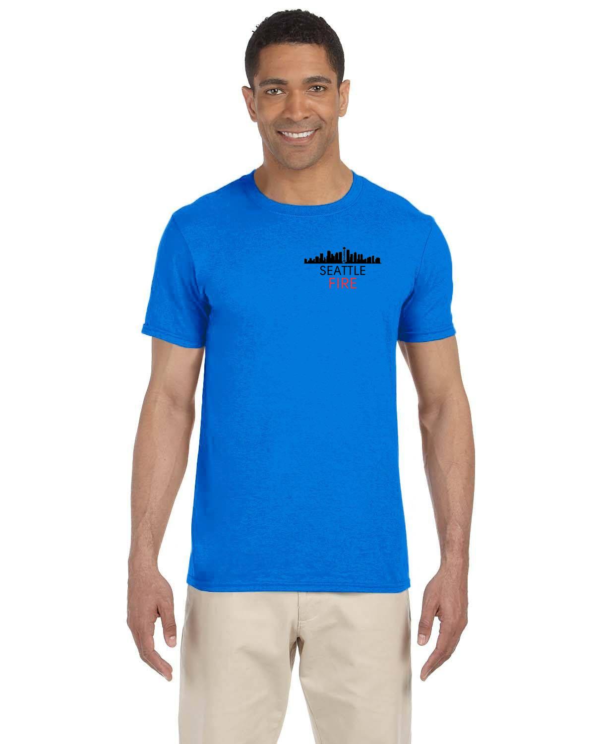 Seattle Skyline Gildan Adult Softstyle T-Shirt