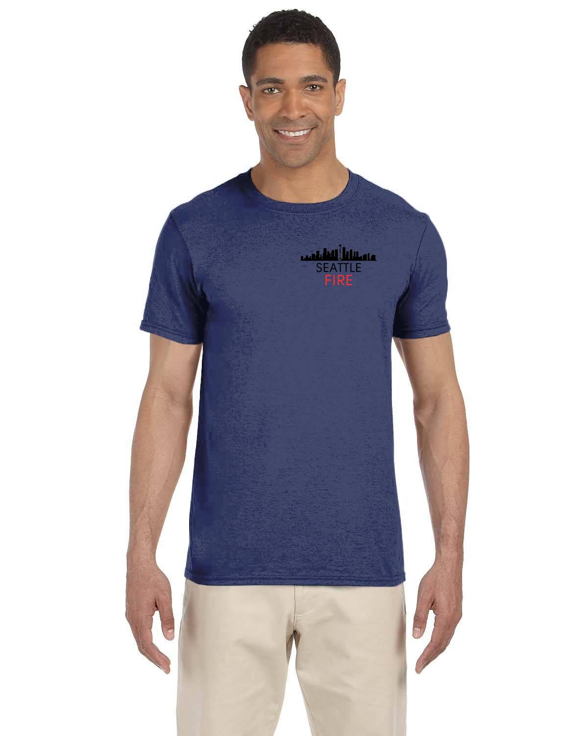 Seattle Skyline Gildan Adult Softstyle T-Shirt