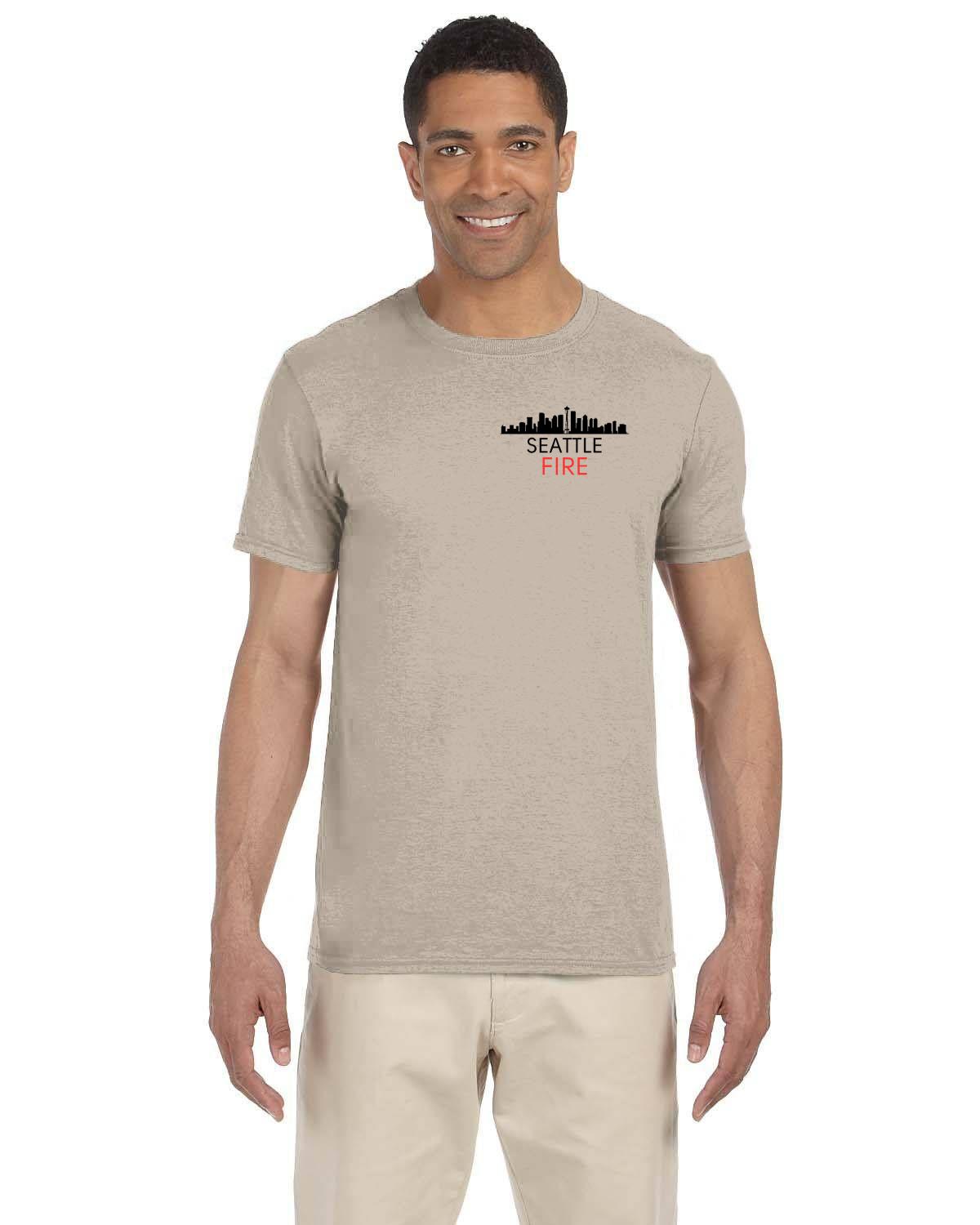 Seattle Skyline Gildan Adult Softstyle T-Shirt