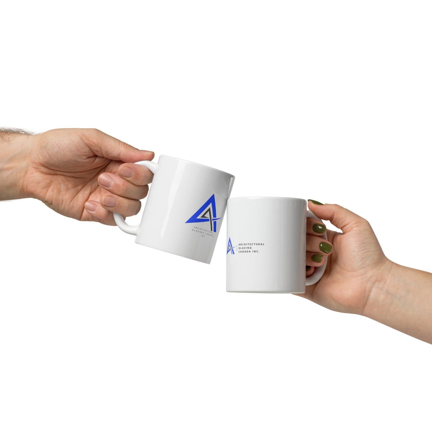 Tasse blanche brillante AGC