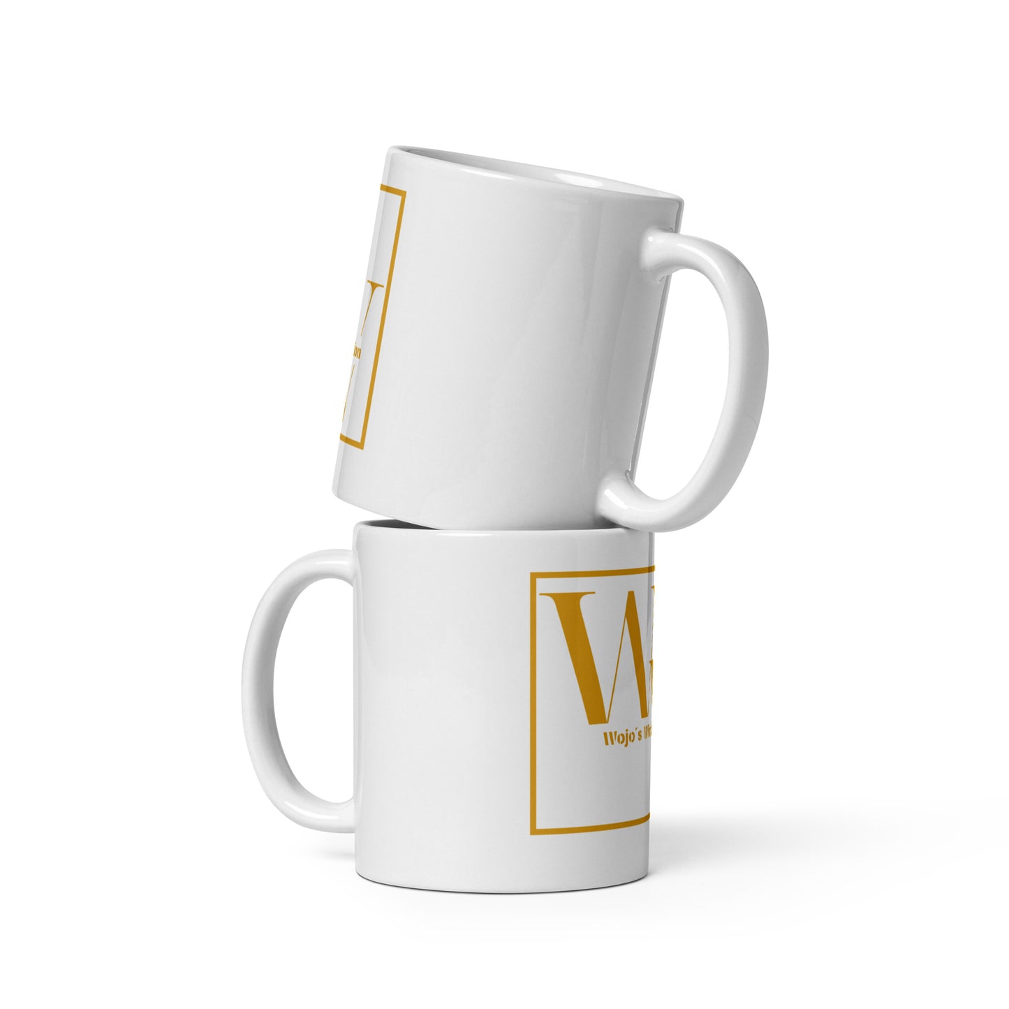 WOJO Mug blanc brillant