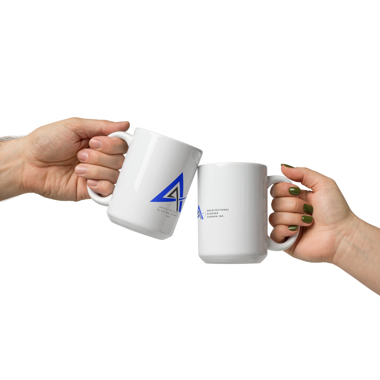 Tasse blanche brillante AGC