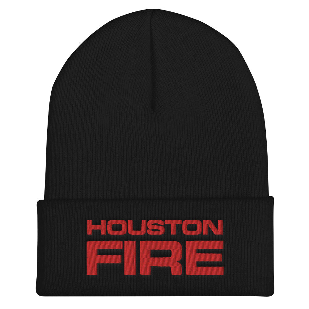 Houston Fire Cuffed Beanie