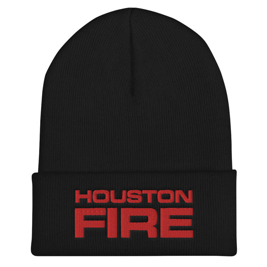 Houston Fire Cuffed Beanie