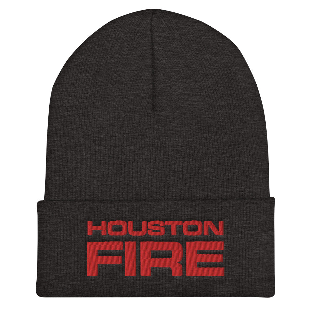 Houston Fire Cuffed Beanie