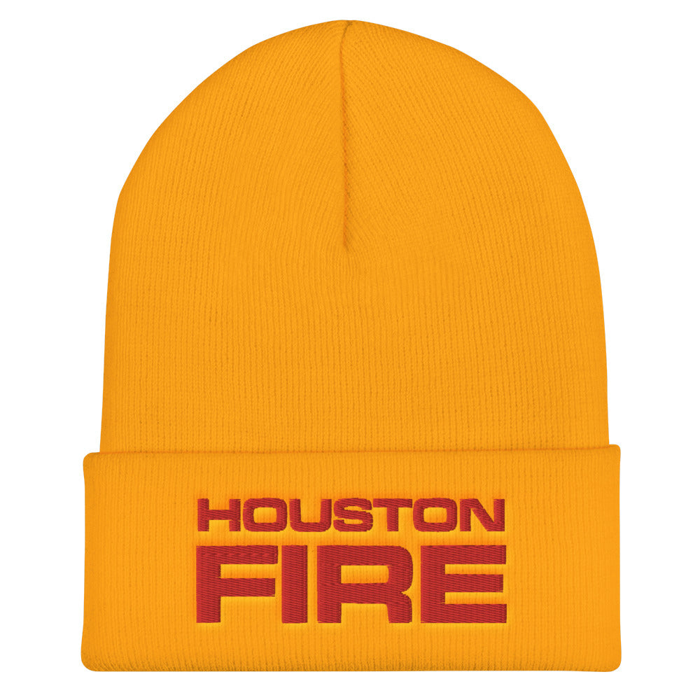 Houston Fire Cuffed Beanie