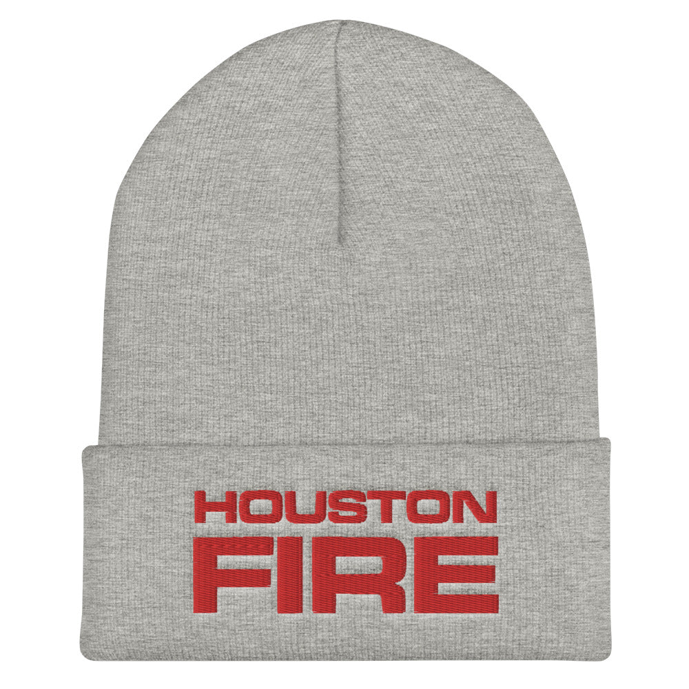 Houston Fire Cuffed Beanie