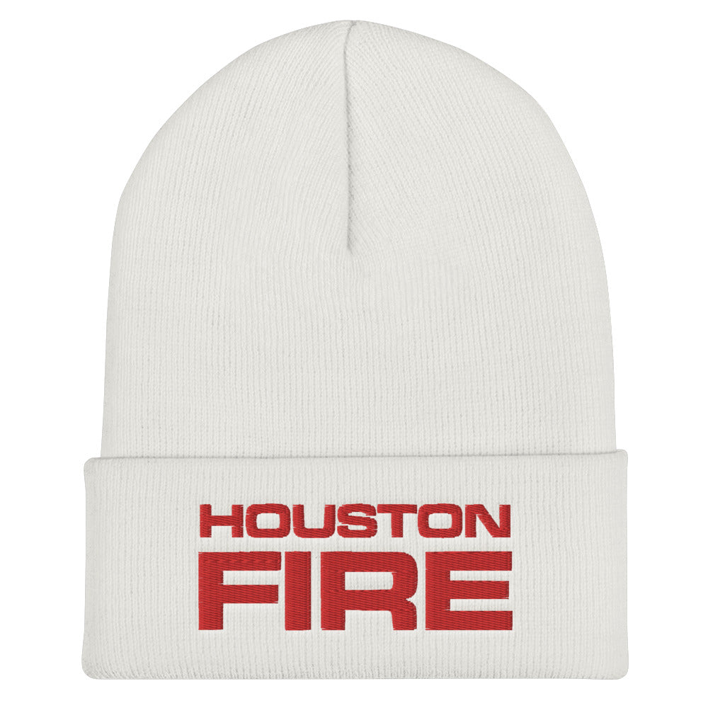 Houston Fire Cuffed Beanie