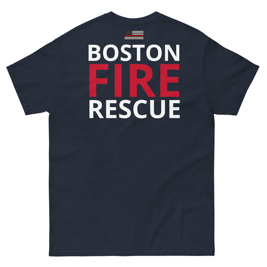 T-shirt classique de sauvetage des pompiers de Boston