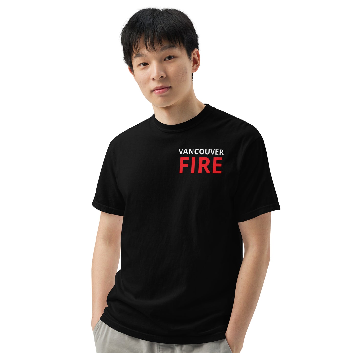 T-shirt poids lourd des pompiers de Vancouver