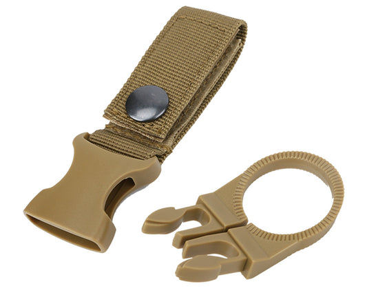 Nylon Webbing Buckle Hook/Molle Water Bottle Holder