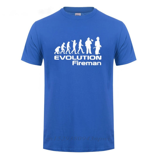 "Evolution Of A Fireman" Tee