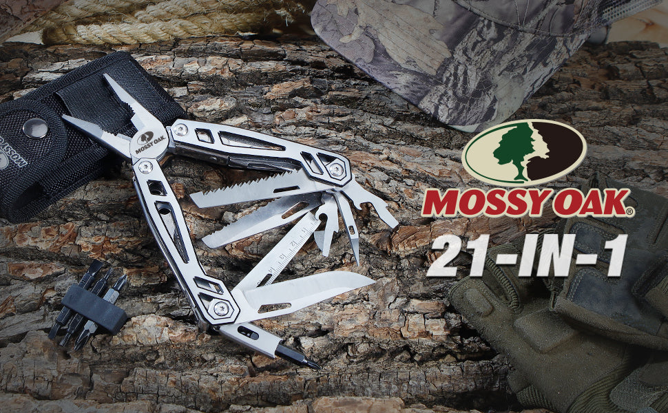 MOSSY OAK Pince multi-outils 12 ou 21 en 1 