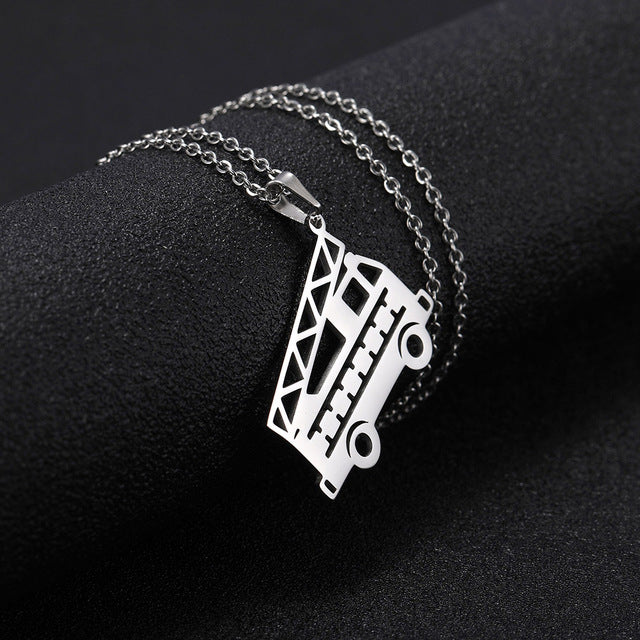 Stainless Steel Fire Necklace