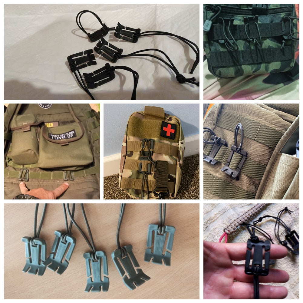 1/2/5Pcs Molle Backpack Buckle clips