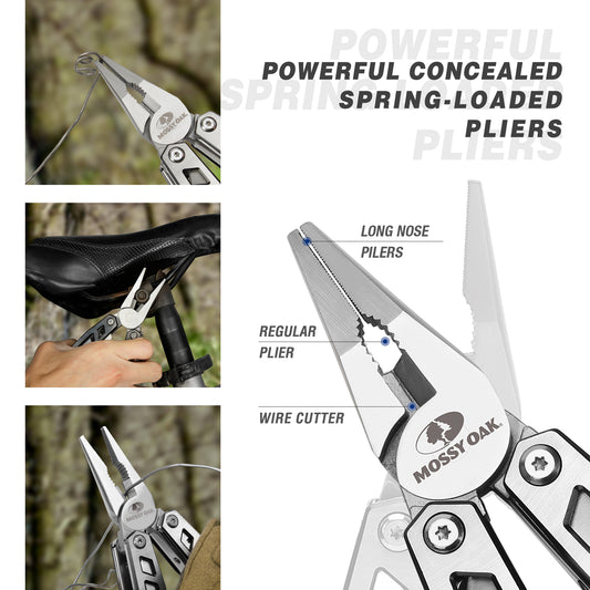 MOSSY OAK 12 or 21 in 1 Multi Tool Pliers