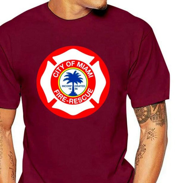 🇺🇸 T-shirt de sauvetage des pompiers de Miami