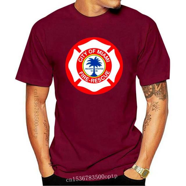 🇺🇸 T-shirt de sauvetage des pompiers de Miami